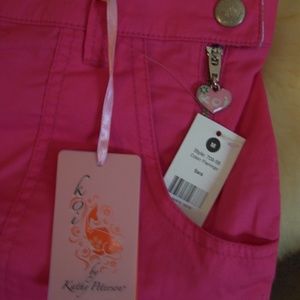 NWT KOI Sara Flamingo Hot Pink Scrub Pants Sz M